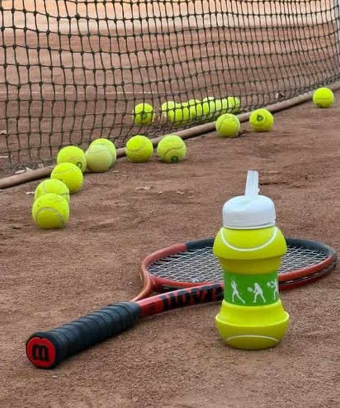 بطری آب تنیسی سیلیکونی